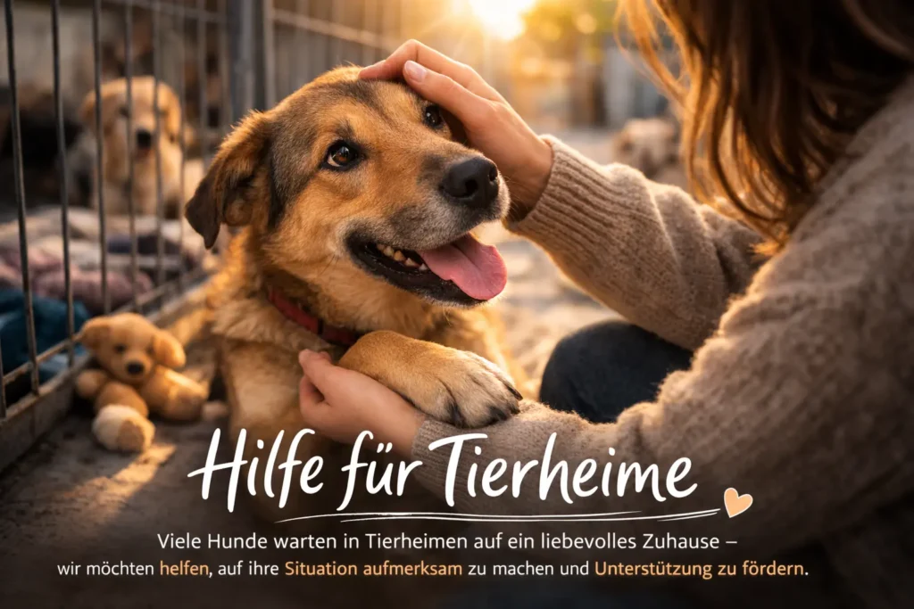 rauriger Hund im Tierheim schaut durch Gitter – wartet auf ein neues Zuhause und Unterstützung