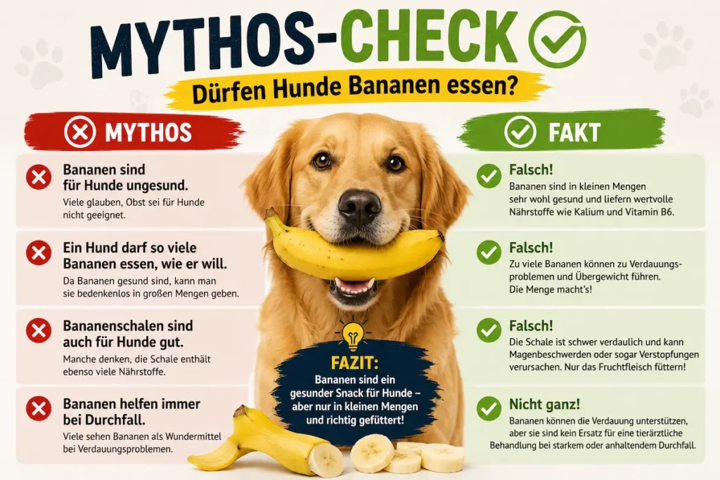 Dürfen Hunde Bananen essen? Die Antwort überrascht viele Hundehalter