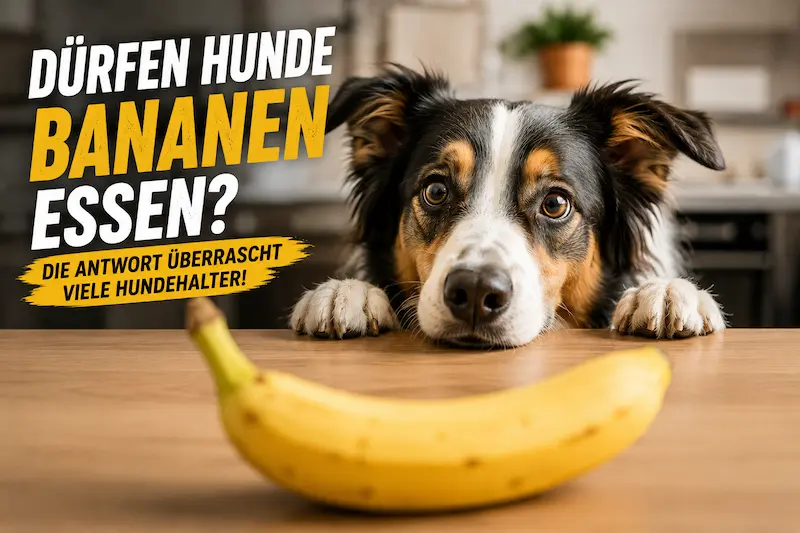 Hund und Banane: Ist die Frucht gesund oder gefährlich?